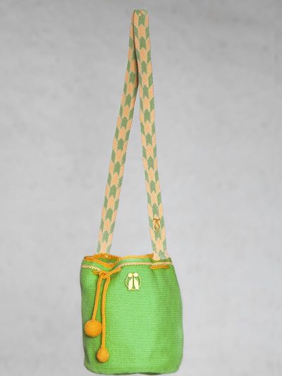 SON | Bolso bandolera verde |  Wayuu