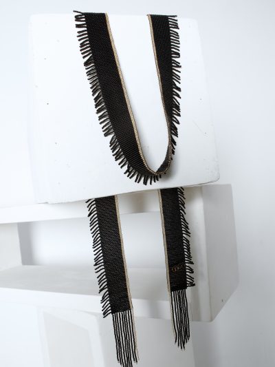 SERENIDAD | Choker negro de abalorios