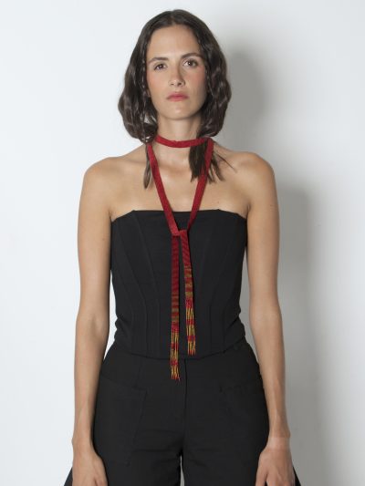 EUFORIA | Choker rojo de abalorios
